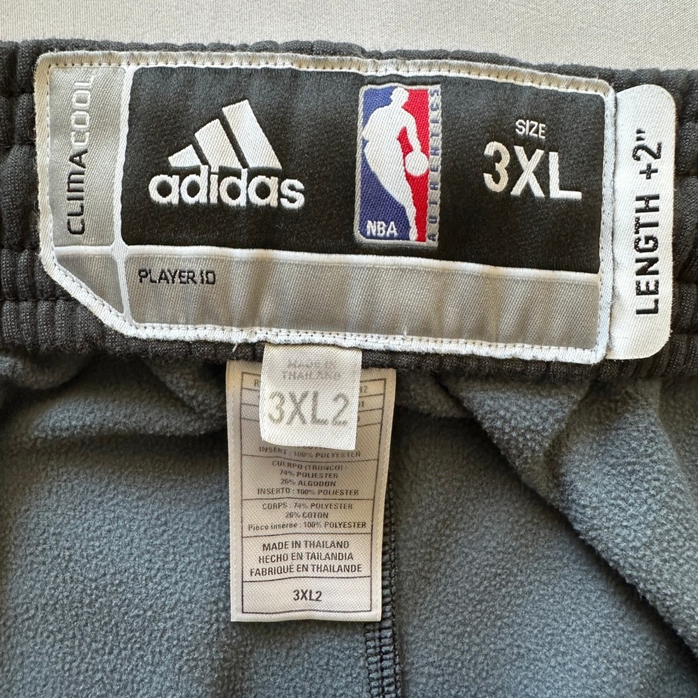 Adidas Golden State Warriors NBA Pants Mens 3XL2 Black White Striped Streetwear - Picture 3 of 8